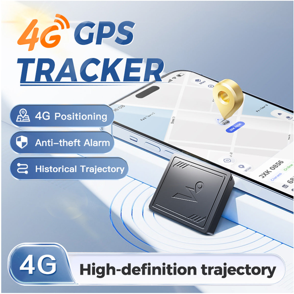 4G Magnetic GPS Tracker – Real-Time Global Tracking with Geo-Fence Alerts