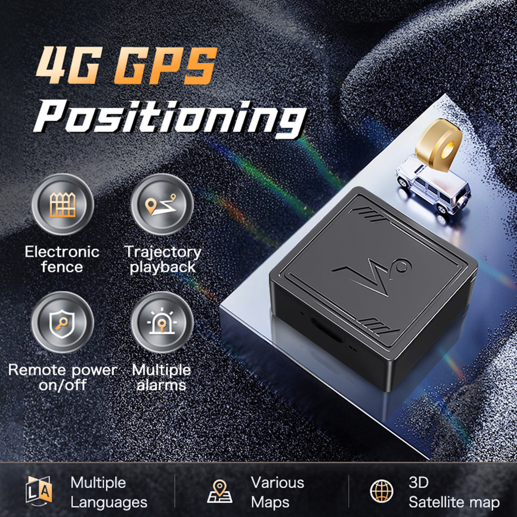 4G Magnetic GPS Tracker – Real-Time Global Tracking with Geo-Fence Alerts
