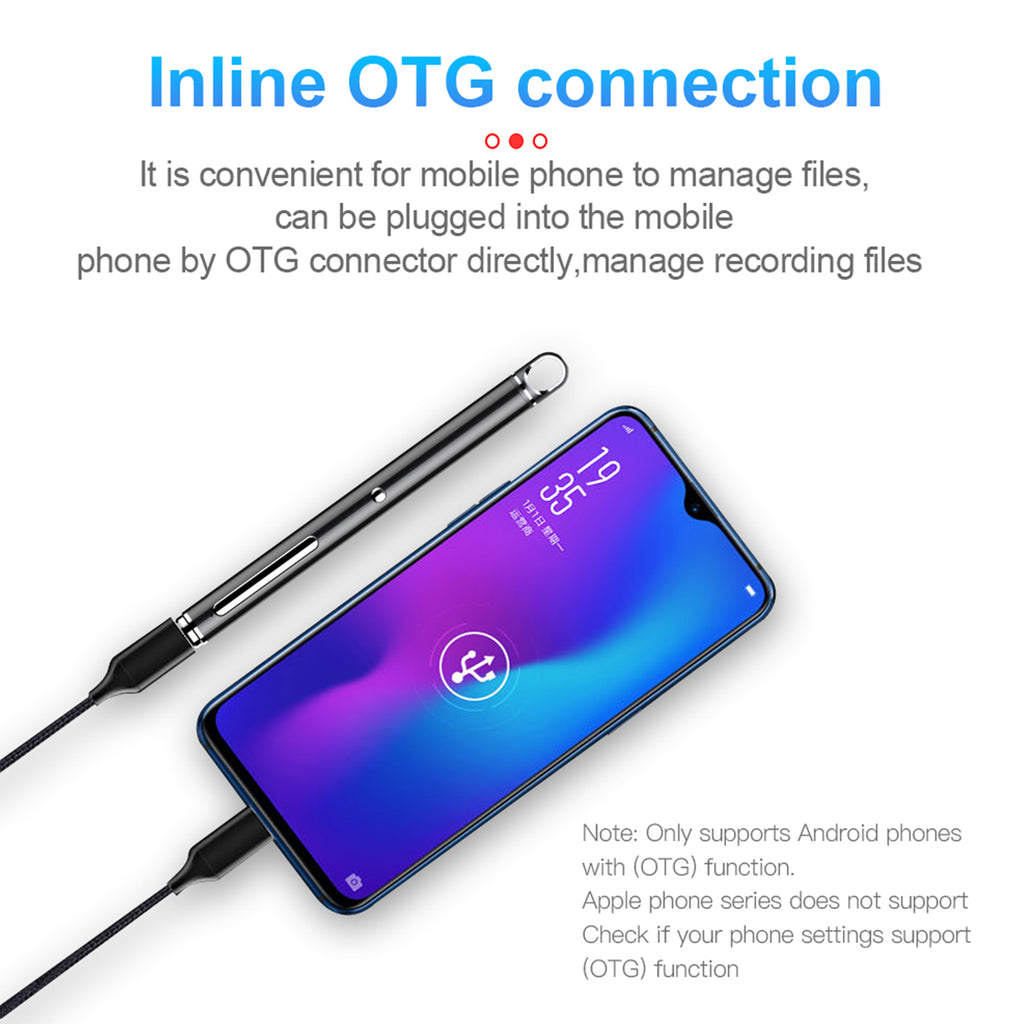 Laser Pointer Voice Recorder Pen – Digital Noise-Reduction Audio Recorder