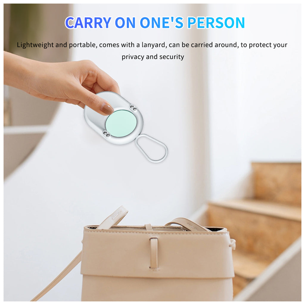 Mini Keychain Hidden Camera Detector – 720-Hour Standby Anti-Spy Lens Finder