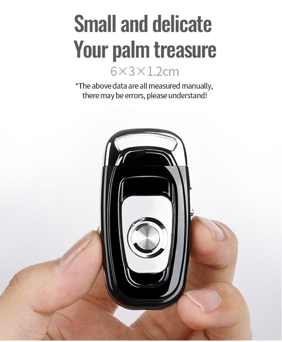 Mini Keychain Voice Recorder – 48 Hour HD Audio & Voice-Activated recording