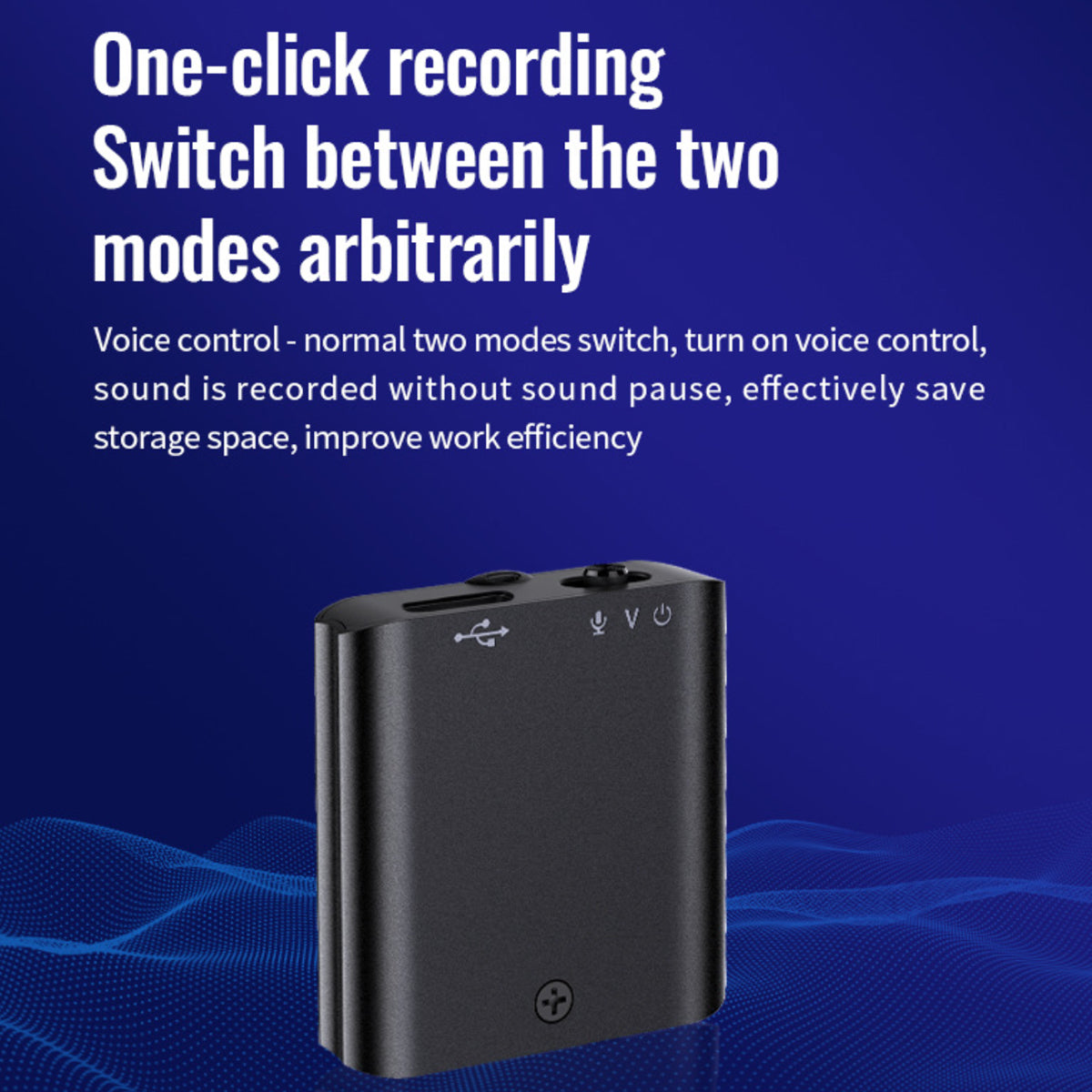 Mini Magnetic Cube Voice Recorder – 33-Hour Battery, Strong Magnetic Adsorption
