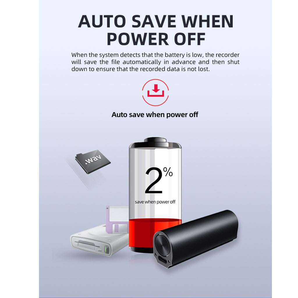 Mini Magnetic Stick Voice Recorder – 1000-Hour Battery, Voice-Activated  Recording