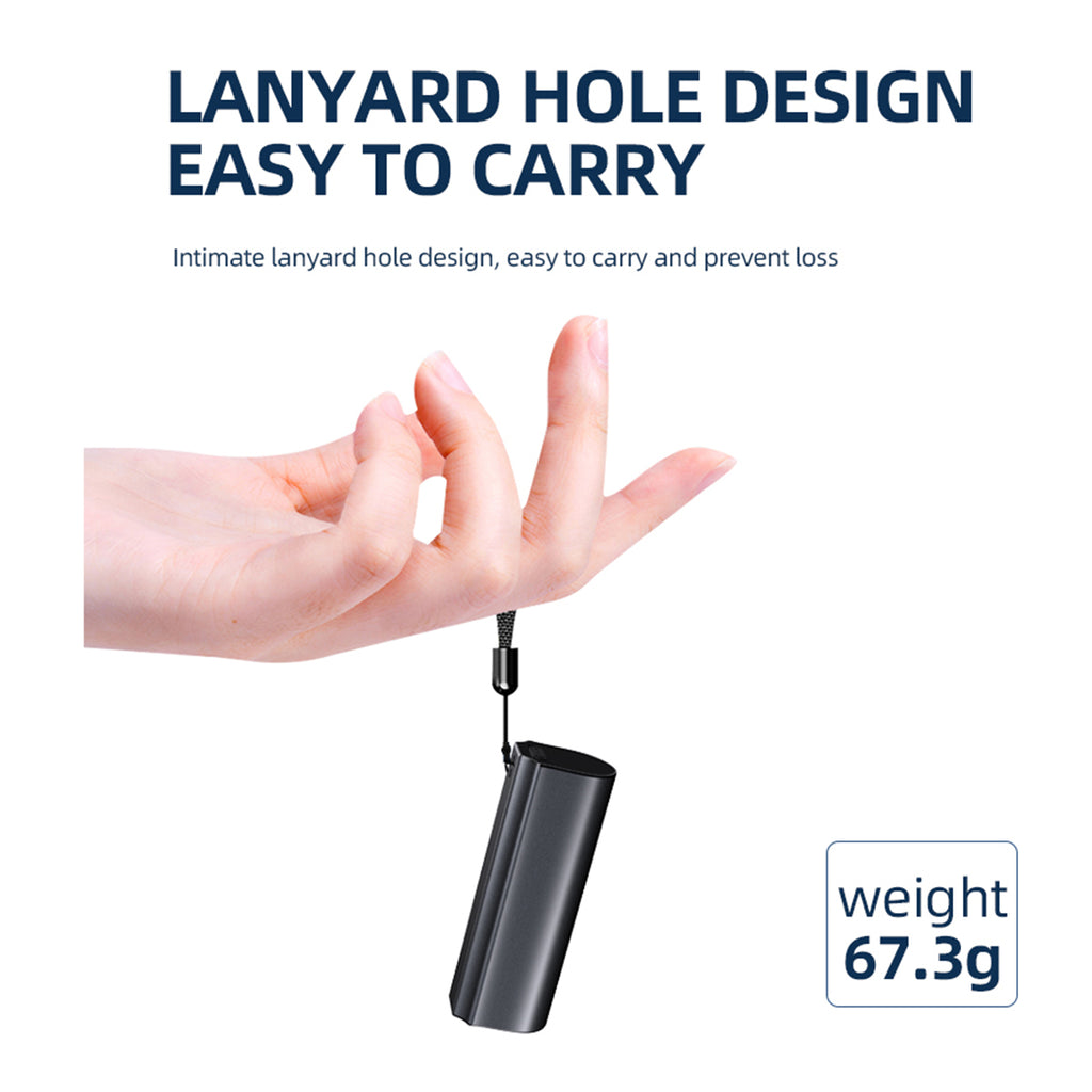 Mini Magnetic Stick Voice Recorder – 1000-Hour Battery, Voice-Activated  Recording