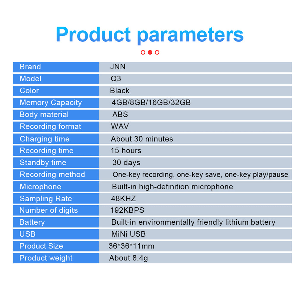 Mini Pin Badge Voice Recorder – HD Voice with Time Stamp & Activated Recording