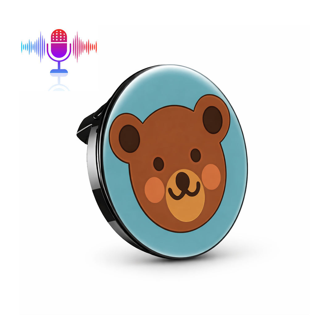 Mini Pin Badge Voice Recorder – HD Voice with Time Stamp & Activated Recording