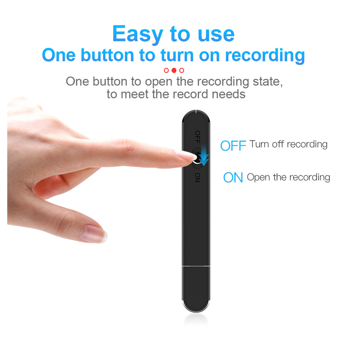 Mini USB Voice Recorder – 2-in-1 U-Disk HD Audio Recorder with Time Stamp