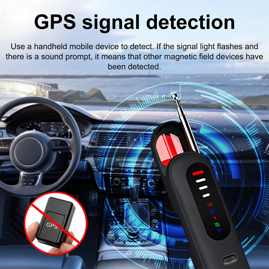 Professional Anti-Spy Detector with GPS Signal Detection & IR Camera Lens Finder