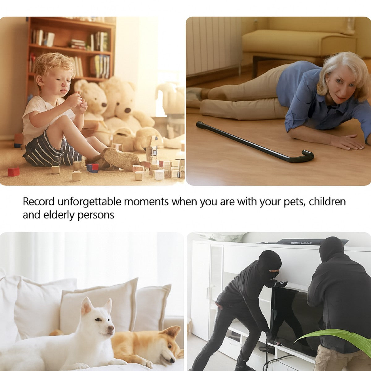 Wi-Fi  Spy Camera Bluetooth Speaker with 1080P 180° Rotating HD Hidden Camera