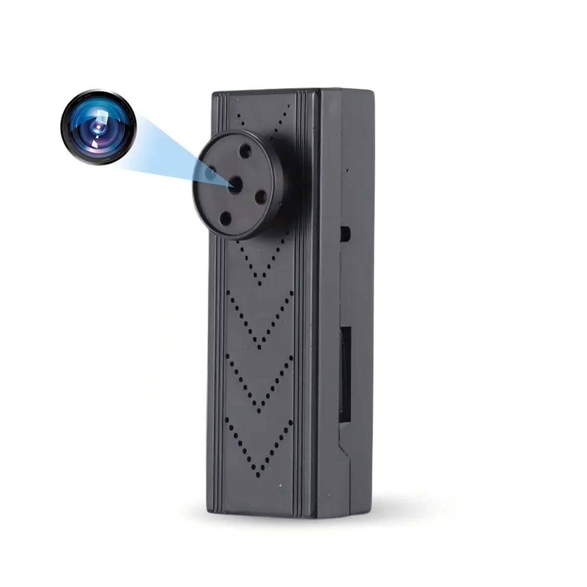 HD1080P Mini Button Back-Clip WiFi Spy Camera - Hidden Cam with Motion Detection