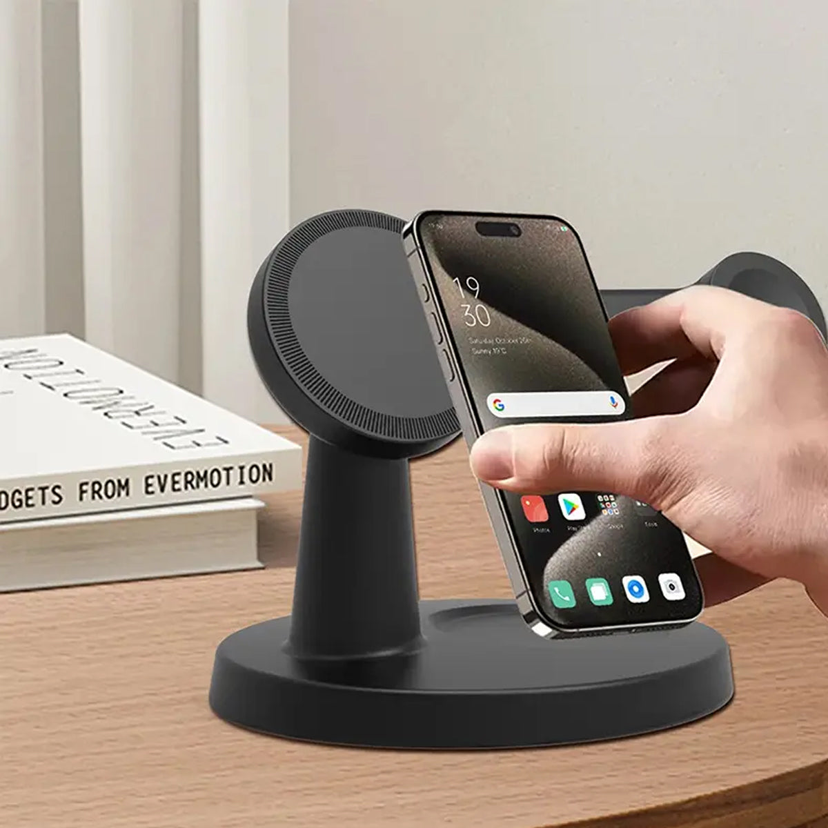 2K Spy Camera  Multi-Wireless Phone Charger WiFi Hidden Camera with Night Vision