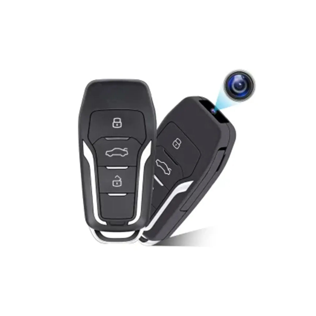 1080P Mini Car Key Hidden Camera - Keychain Spy DVR with Motion Detection