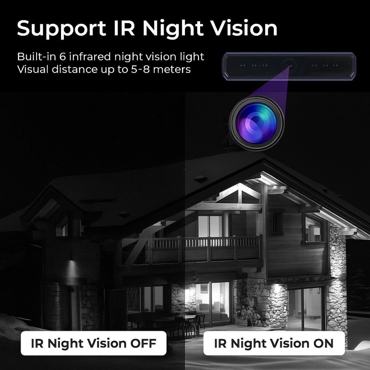 2K Wi-Fi Power Bank Spy Camera - 8000mAh Nanny Cam with Night Vision