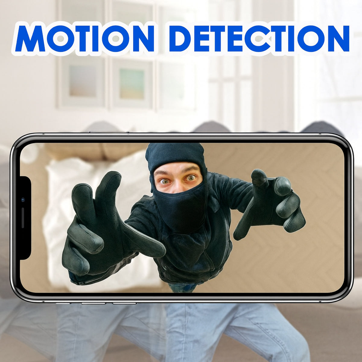 1080P WiFi Smoke Detector Hidden Spy Camera with Night Vision & Motion Alerts