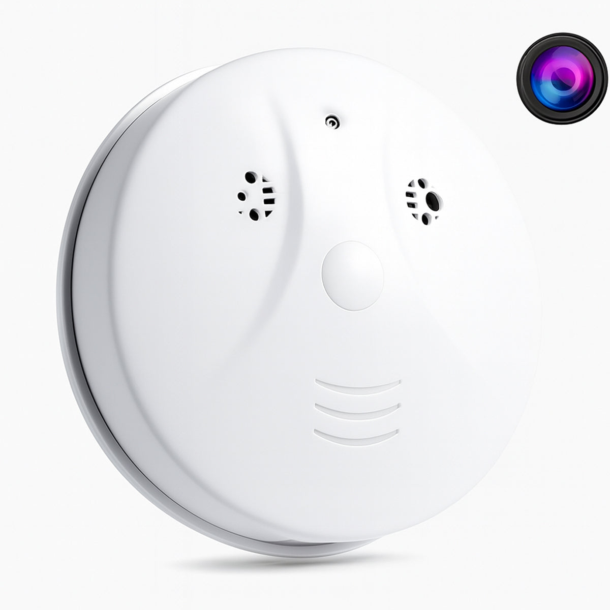 1080P WiFi Smoke Detector Hidden Spy Camera with Night Vision & Motion Alerts