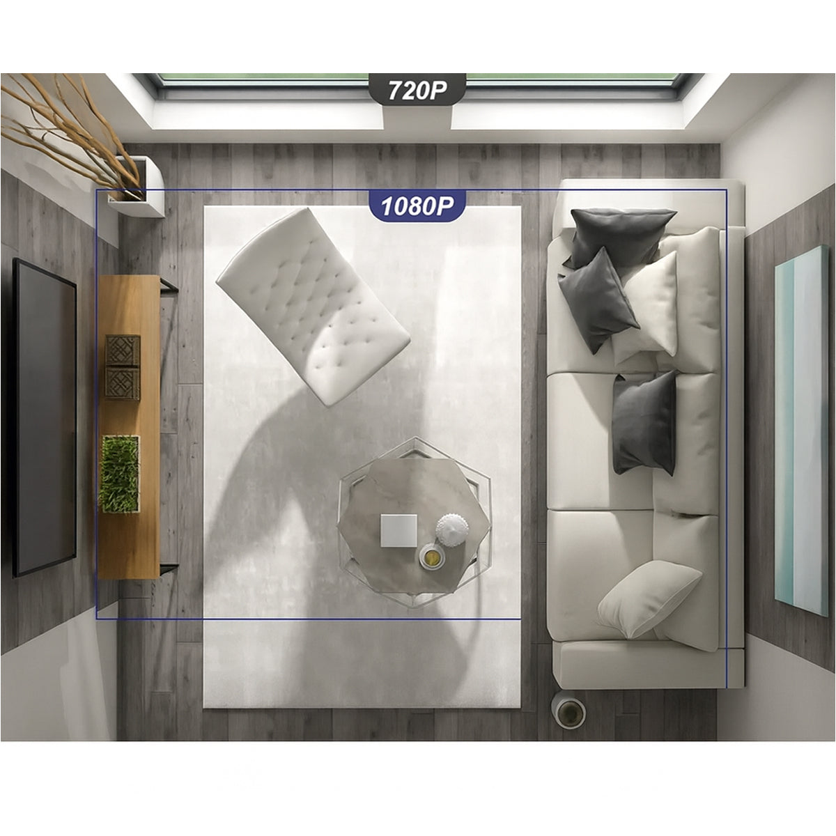 1080P WiFi Smoke Detector Spy Camera,Hidden Camera with Night Vision