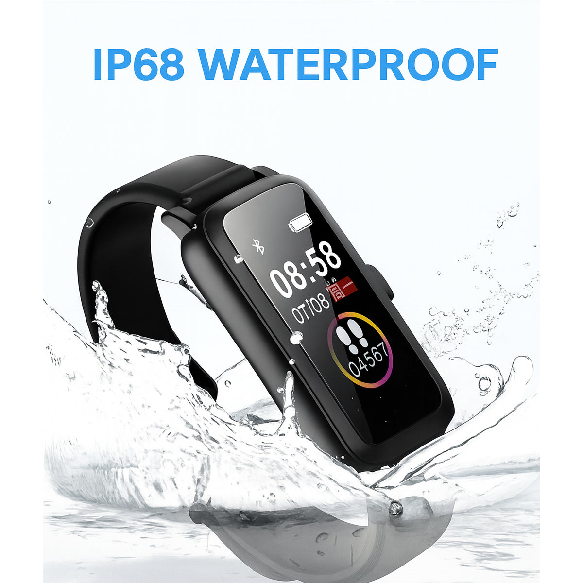 HD1080P IP68 Waterproof Smart Bracelet Spy Camera Built-in 32GB Memory
