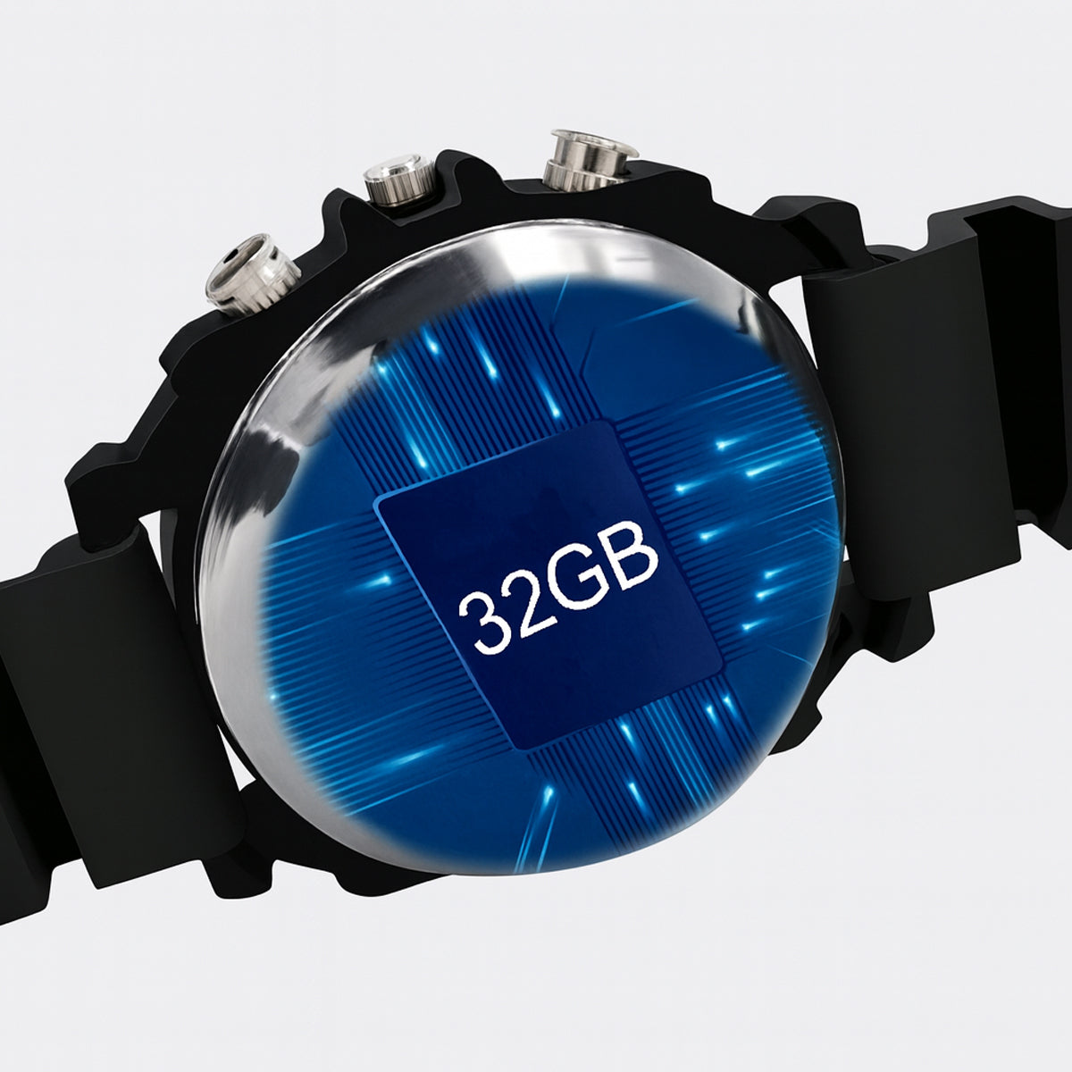 1080P Watch Hidden Camera - Mini DV Spy Watch with IR Night Vision & Built-in 32GB