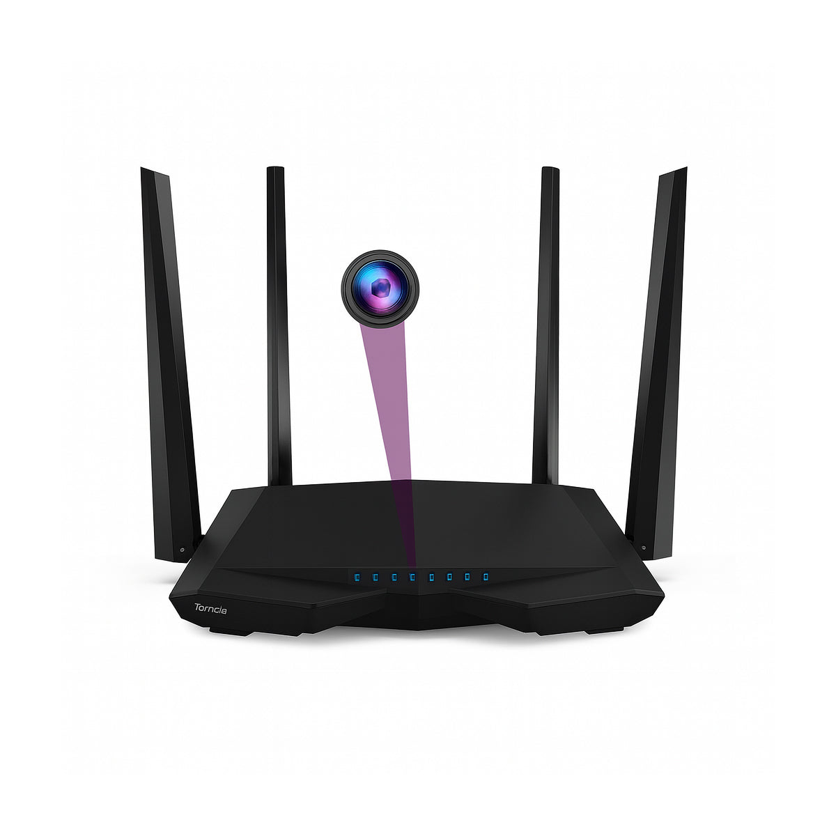 2K WiFi Router Hidden Spy Camera - Dual-Band Wireless Router with Night Vision