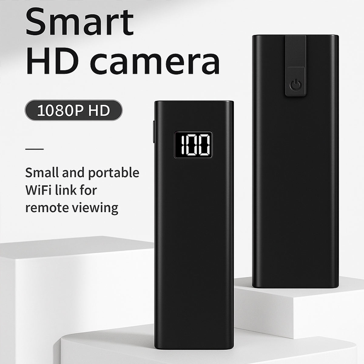 HD1080P Wi-Fi Power Bank Spy Camera - IR Night Vision & Motion Detection