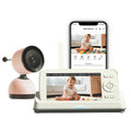 BM-5 Dual-View Baby Monitor Set - 5" IPS, HD 1080p AI Sound Detection, Night Vision, App Control | SYMBOM